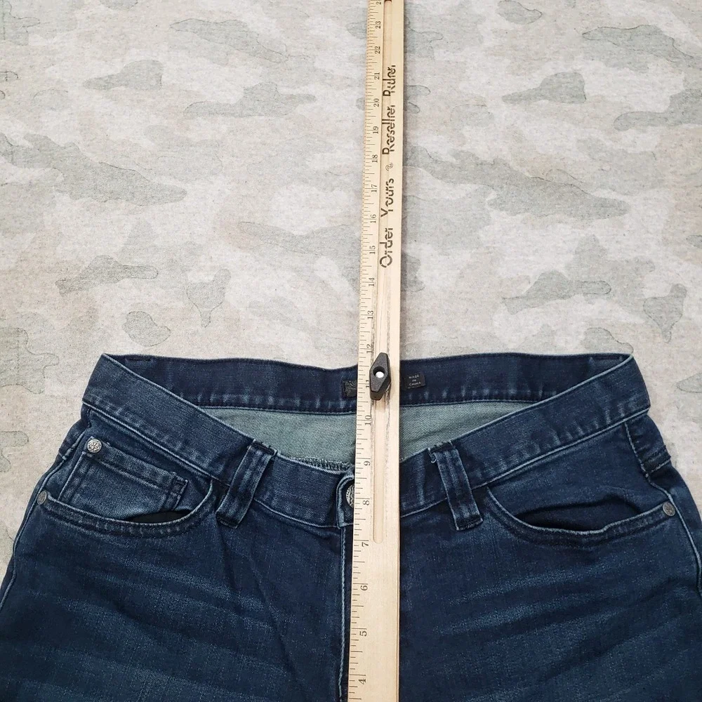 Prana Jeans Womens 8/29 Blue Pockets Denim‎ Dark Wash Straight